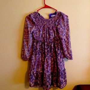 Purple Flower Dress